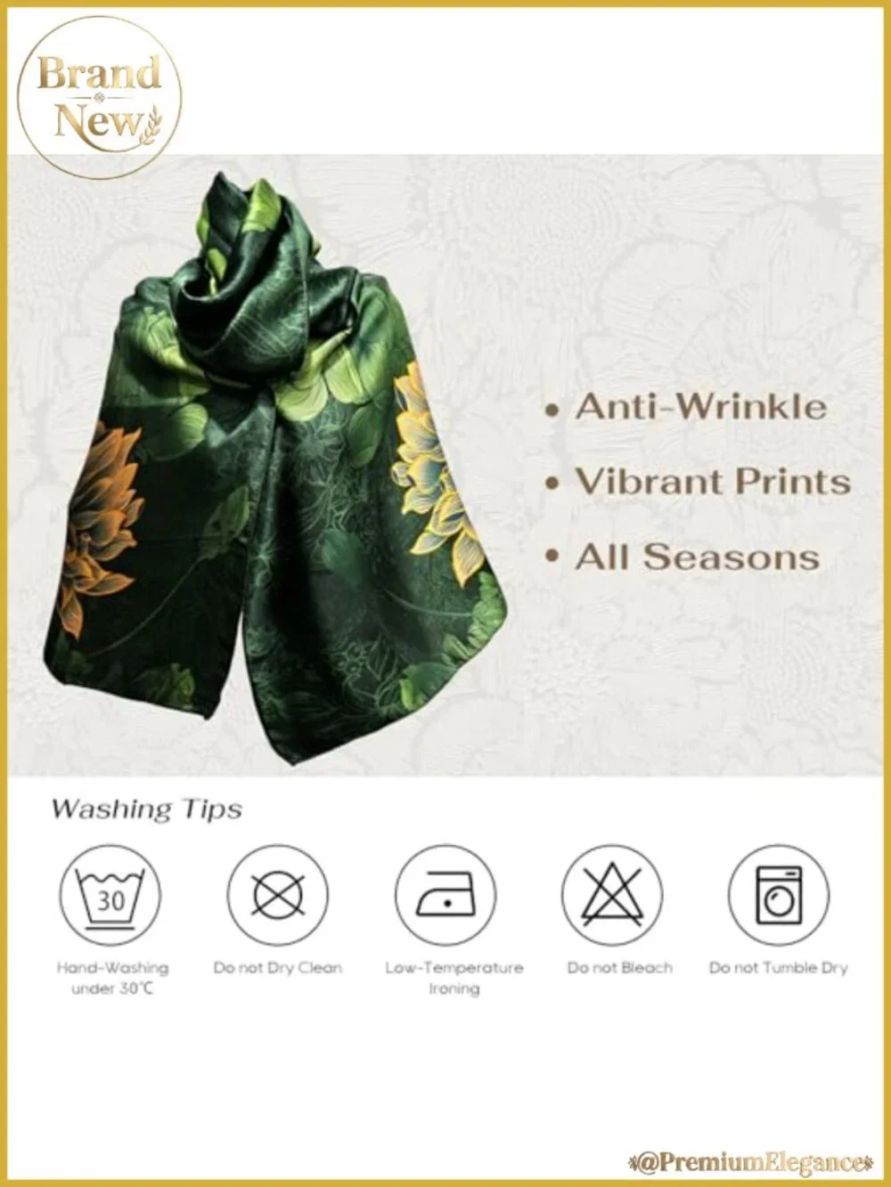 Large Satin Scarf for Women Silk Like Shawl Wrap Lightweight Summer Dress Scarf